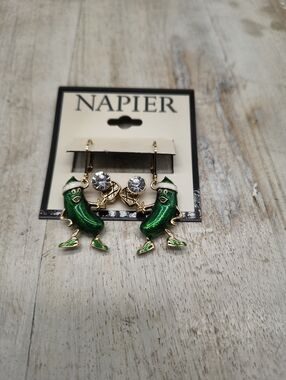 Napier Pickle Playing Pickleball Earrings